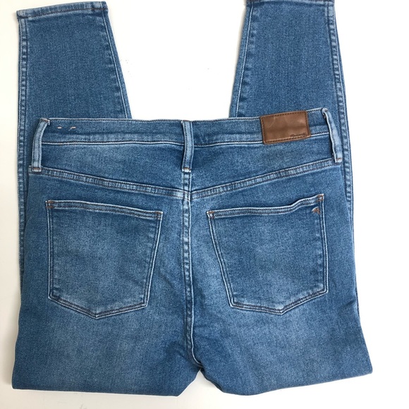 MADEWELL 10 in High-Rise Skinny Crop Denim Jeans 31 - Picture 5 of 15